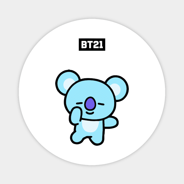 bt21 bts exclusive design 34 Magnet by Typography Dose